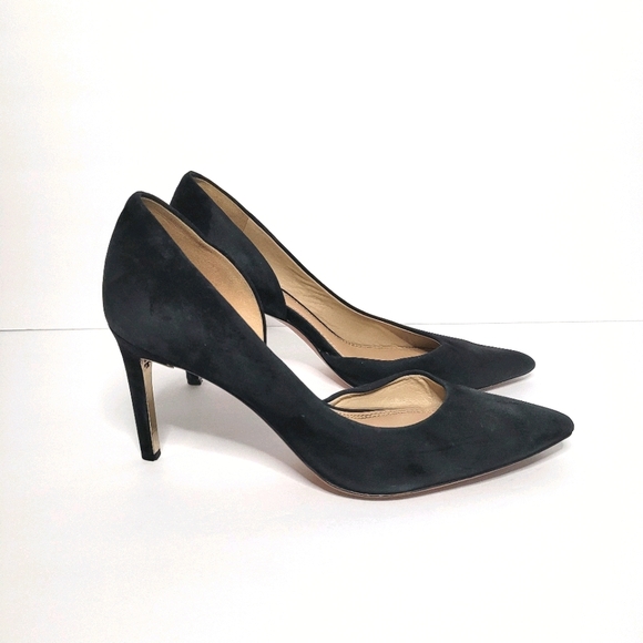 Tory Burch black suede pumps sz 9